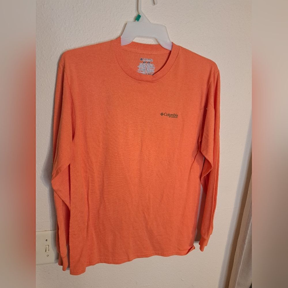 Columbia orange Live the Hunt long sleeve shirt size medium